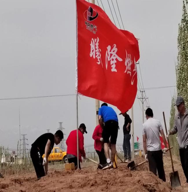 高标准严要求 不畏酷热筑管堤